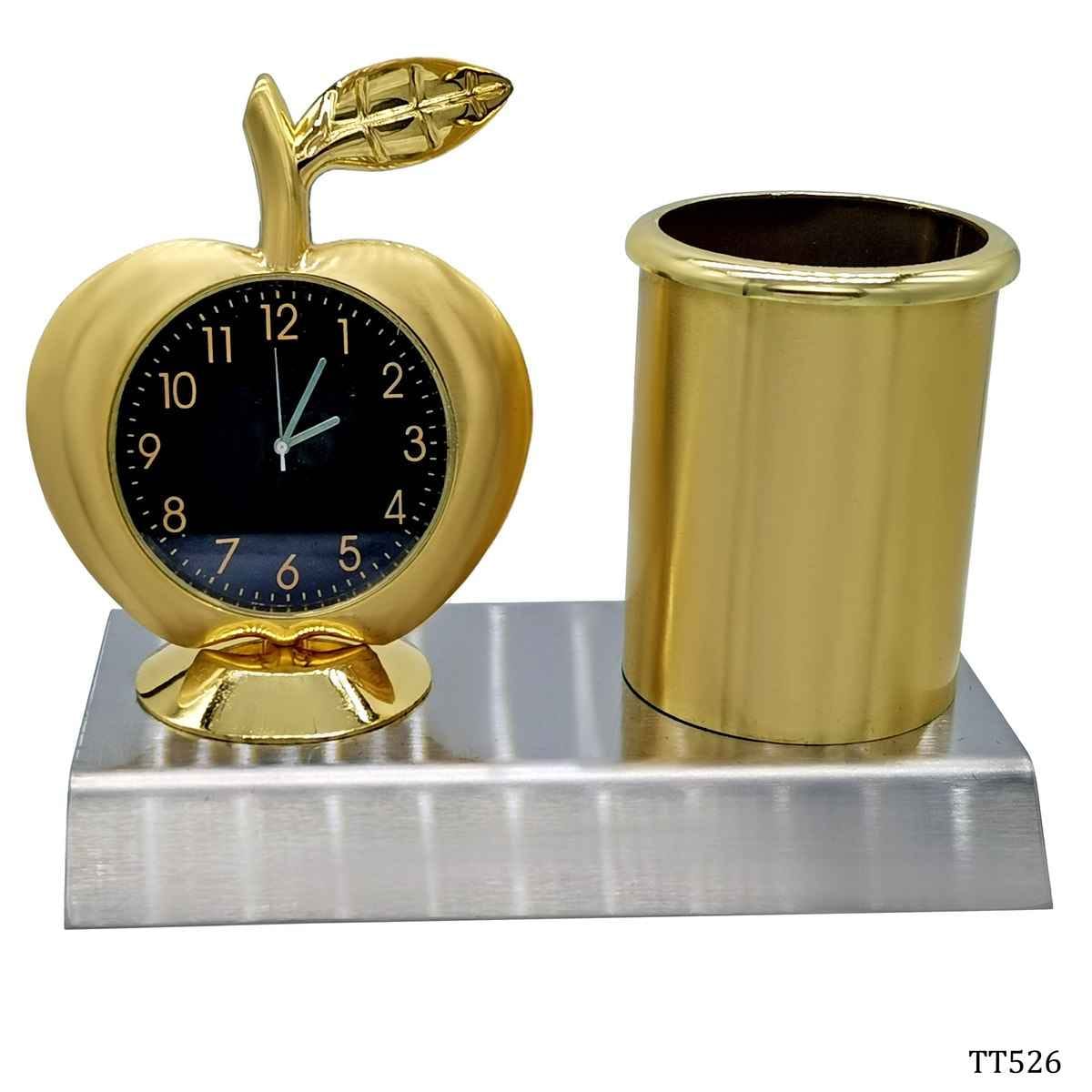 Table Top Pen Stand With Apple Watch Gold TT526