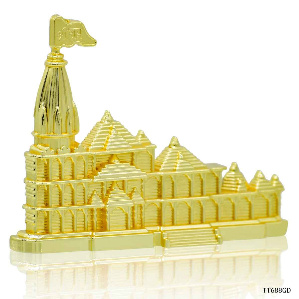Table Top Ram Mandir Gold TT688GD
