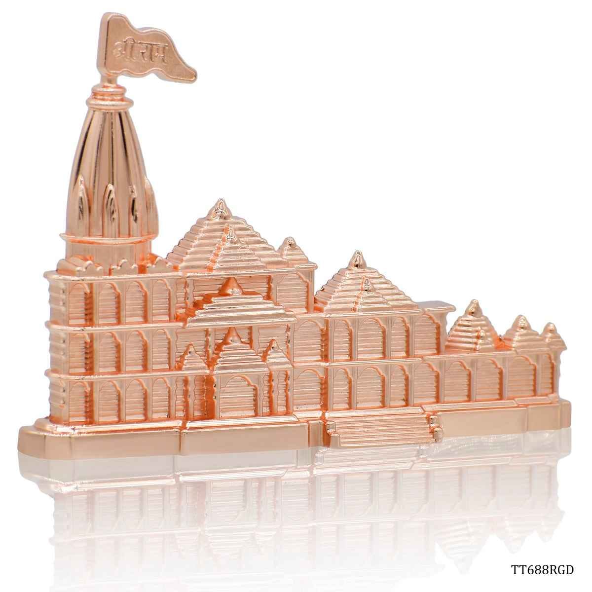 Table Top Ram Mandir Rosh Gold TT688RGD