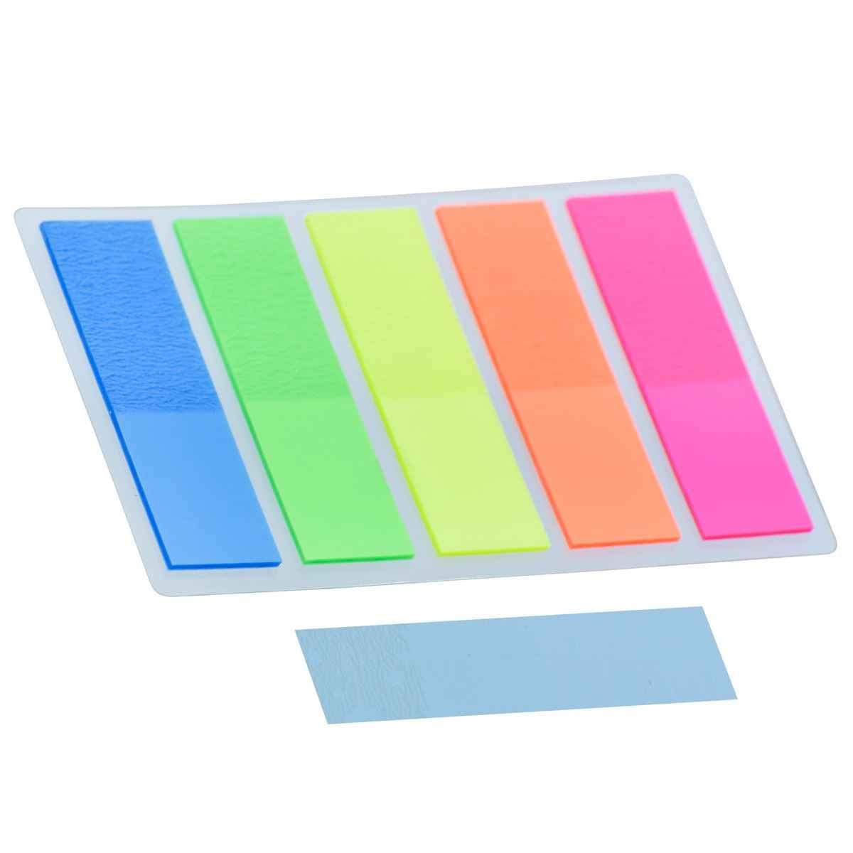 Sticky Note Index Neon 5 Colour 100 Sheets JSNA06