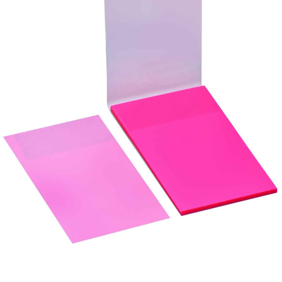 Transparent Sticky Note 50 Sheet 2X3 Pink JTSN2X3PK