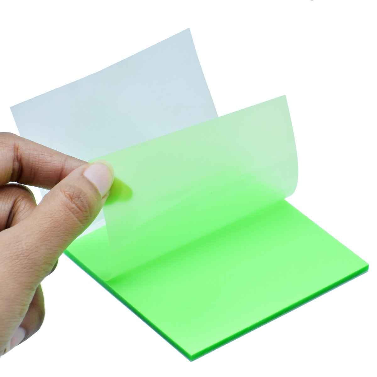 Transparent Sticky Note 50 Sheet 3X3 Green JTSN3X3GN