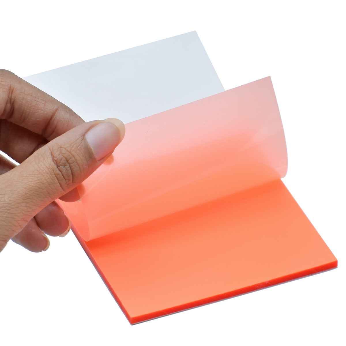 Transparent Sticky Note 50 Sheet 3X3 Orange JTSN3X3OE