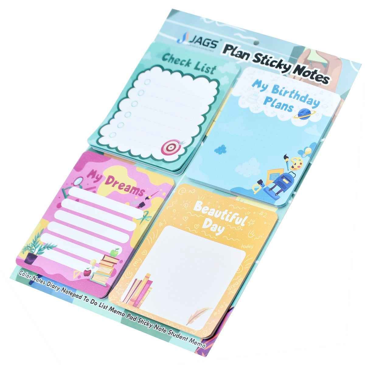 Plan Sticky Notes Pad 4x5 PSNP00