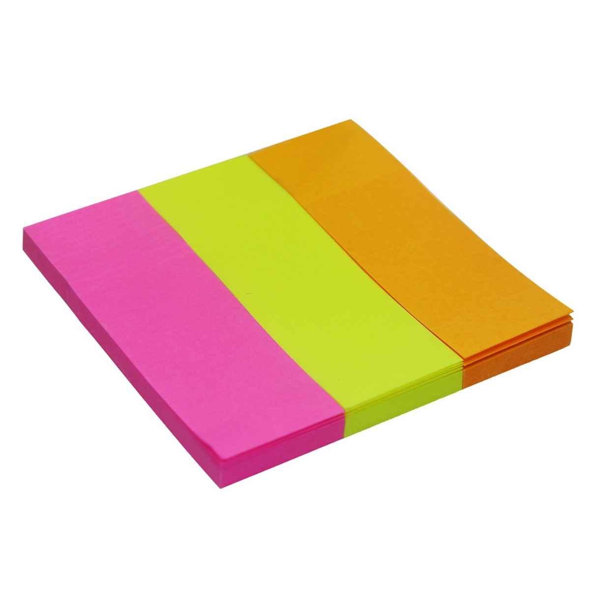 Sticky Note Pad Neon Colours 25X75MM 150 Sheets 1X3 333