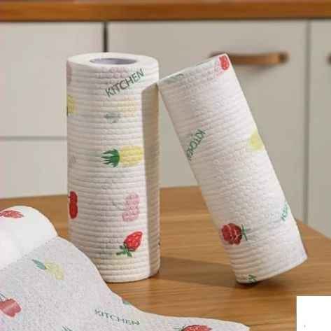 Disposable Kitchen Paper Towels, 50 Wipes