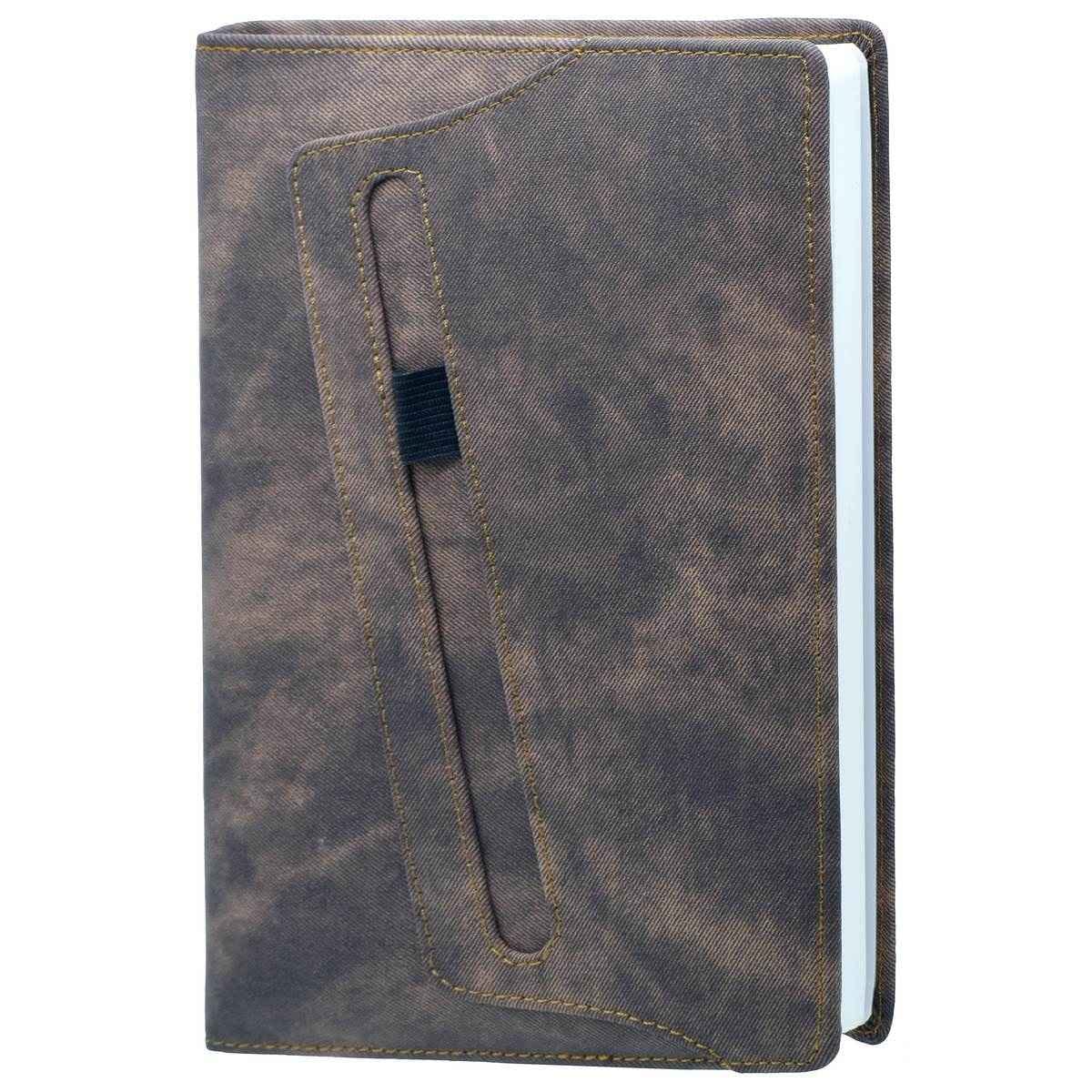 Note book Diary A5 Jeans Cloth Dark Brown NBDJA5DBN