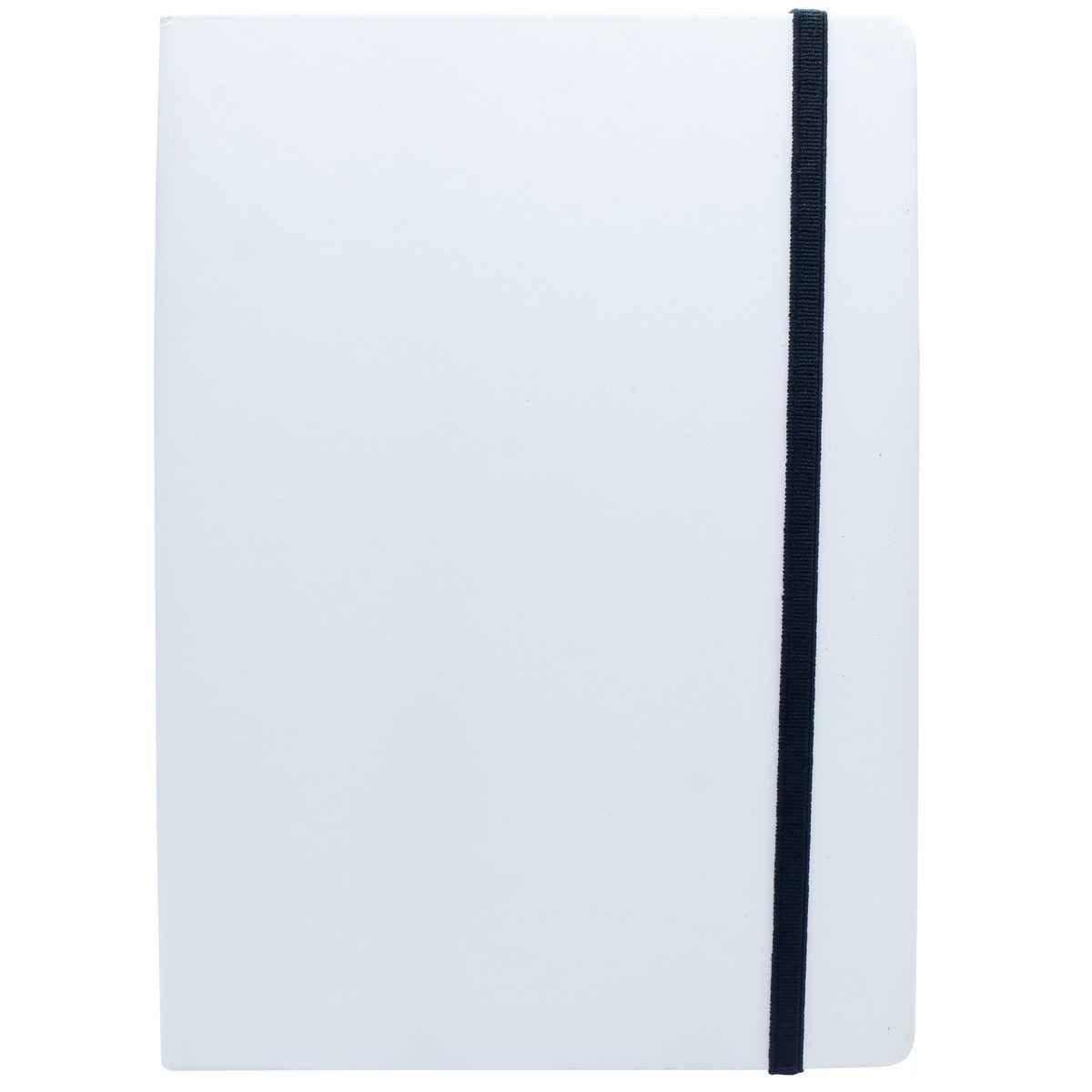 Note Book Journal NB With Elas White A5 A5NBBPWE