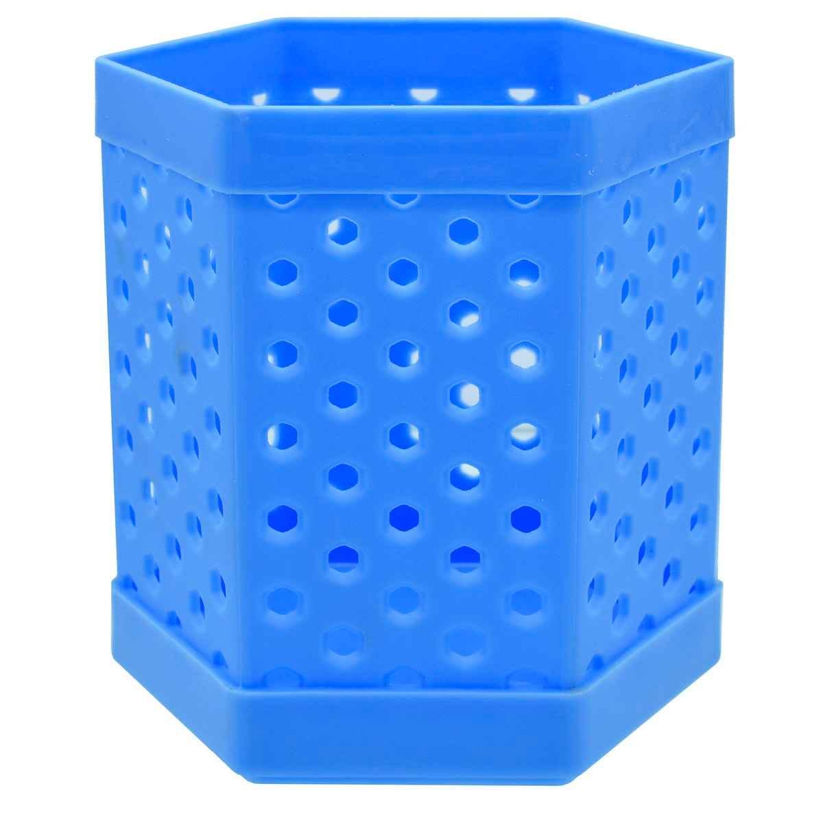 Plastic Pen Stand Hexagon JAGSPH802