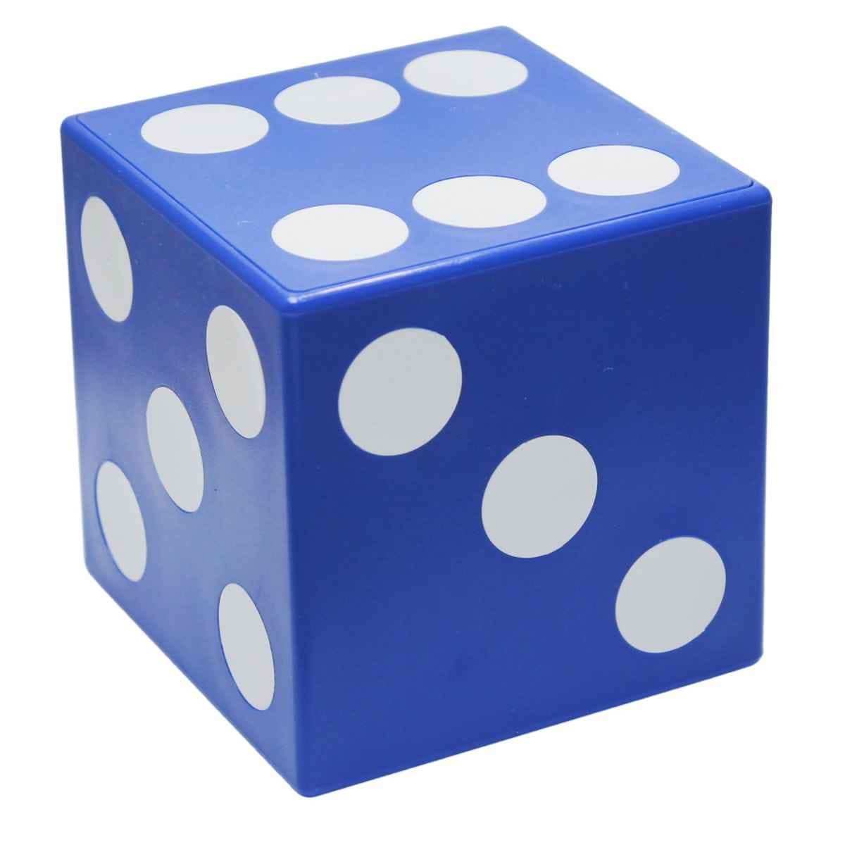 Plastic Pen Stand Dice Blue PSDB00