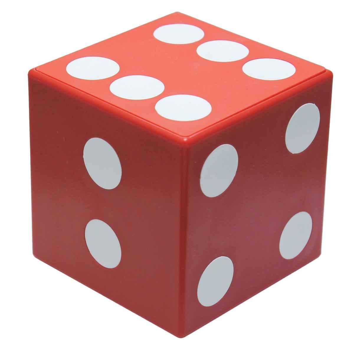 Plastic Pen Stand Dice Red PSDR00