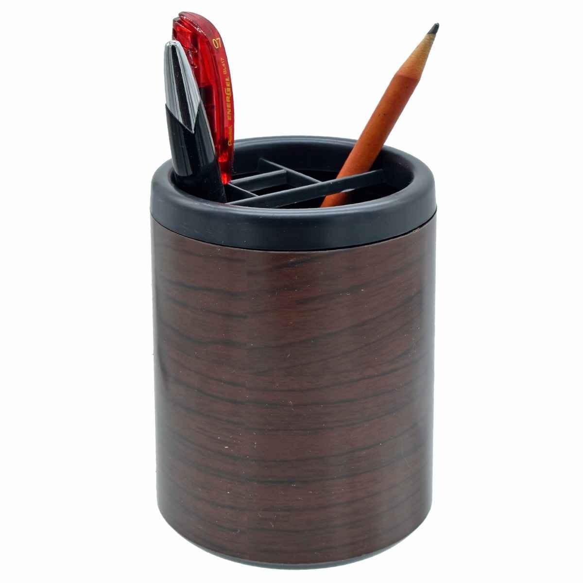 Plastic Pen Stand Round Colour Full JAGSPRC00