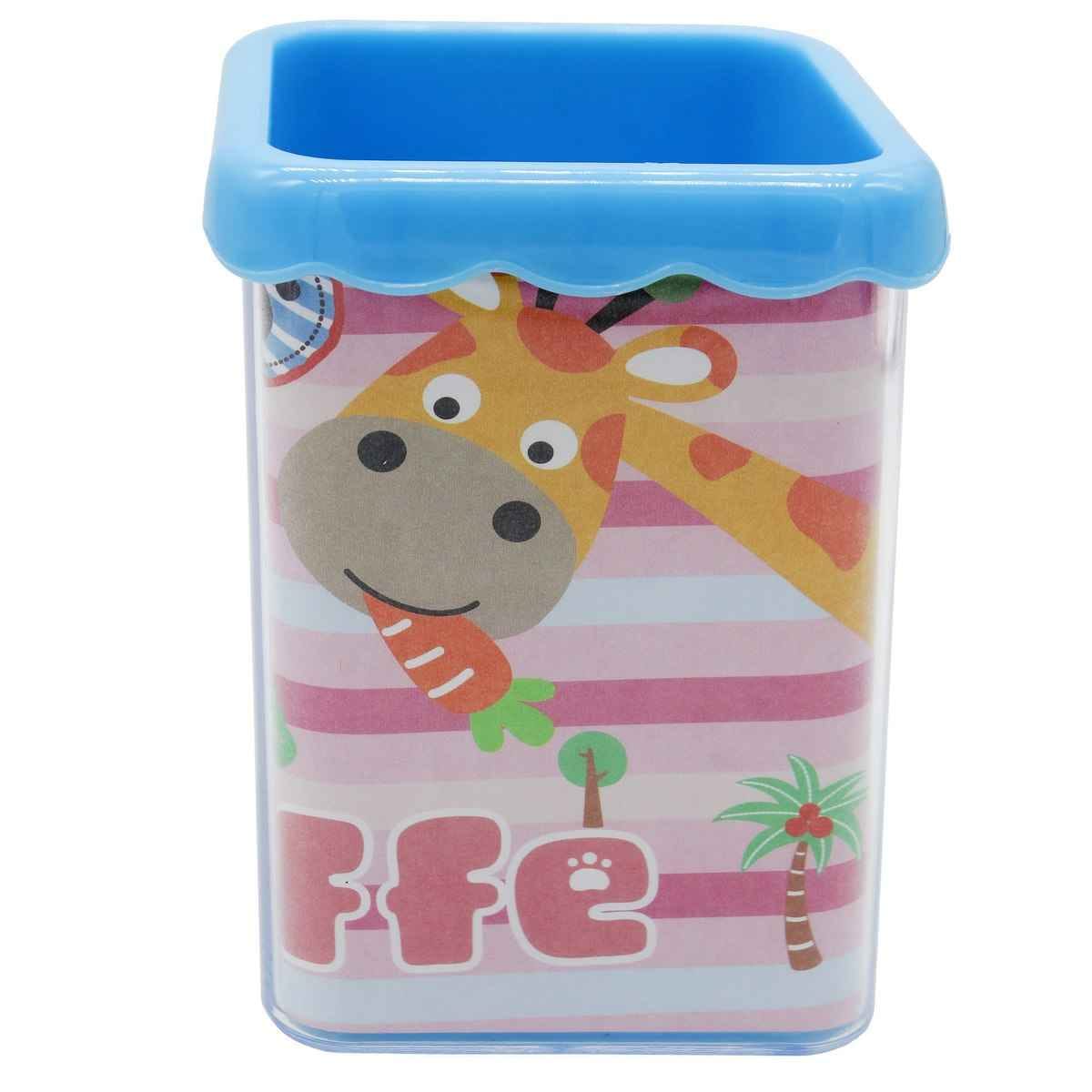 Plastic Pen Stand Square DG-3008
