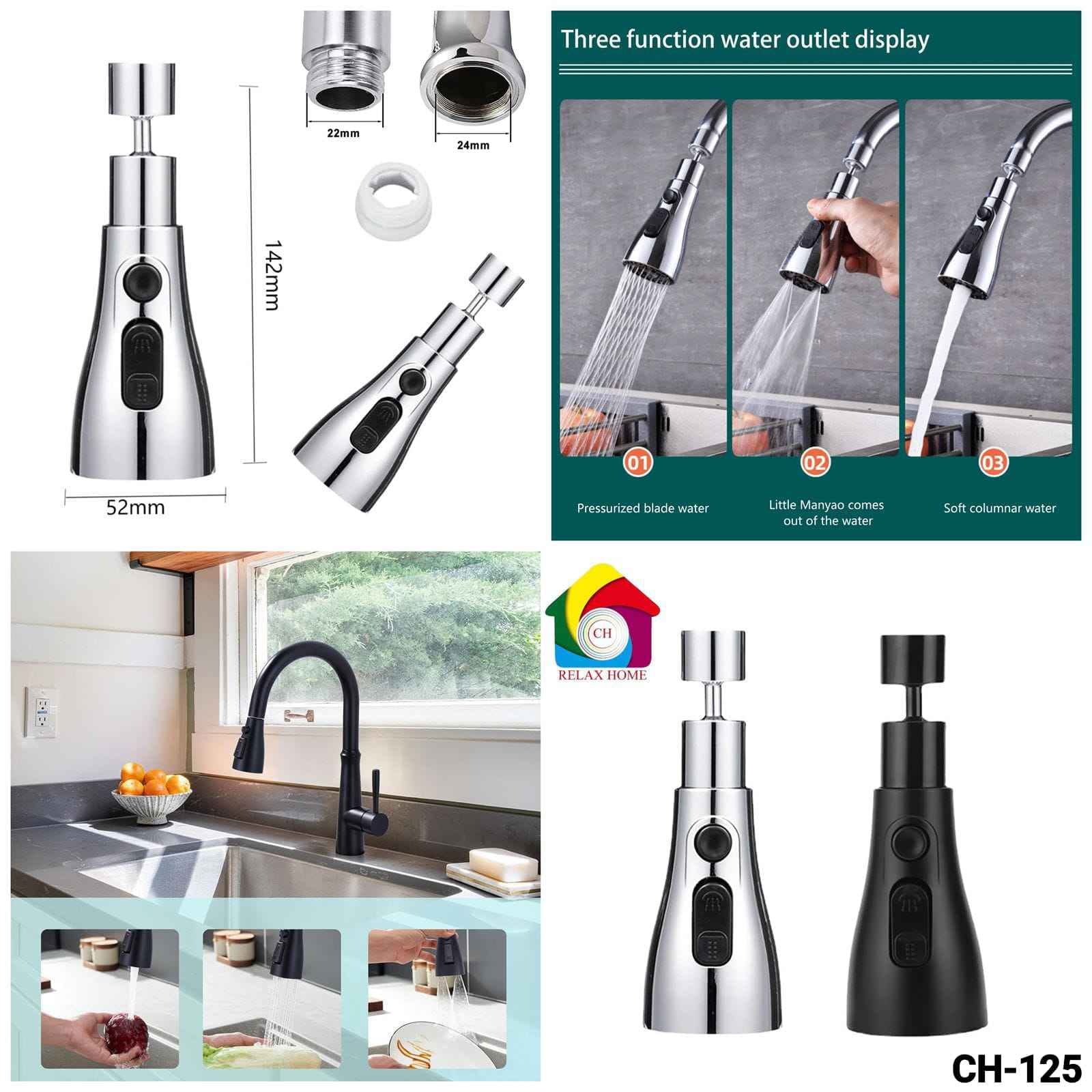 Kitchen faucets sprayer
