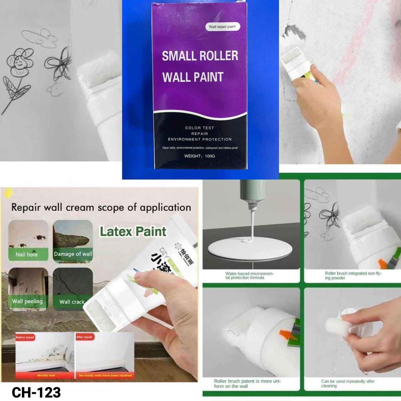 Small Rolling Wall Paint
