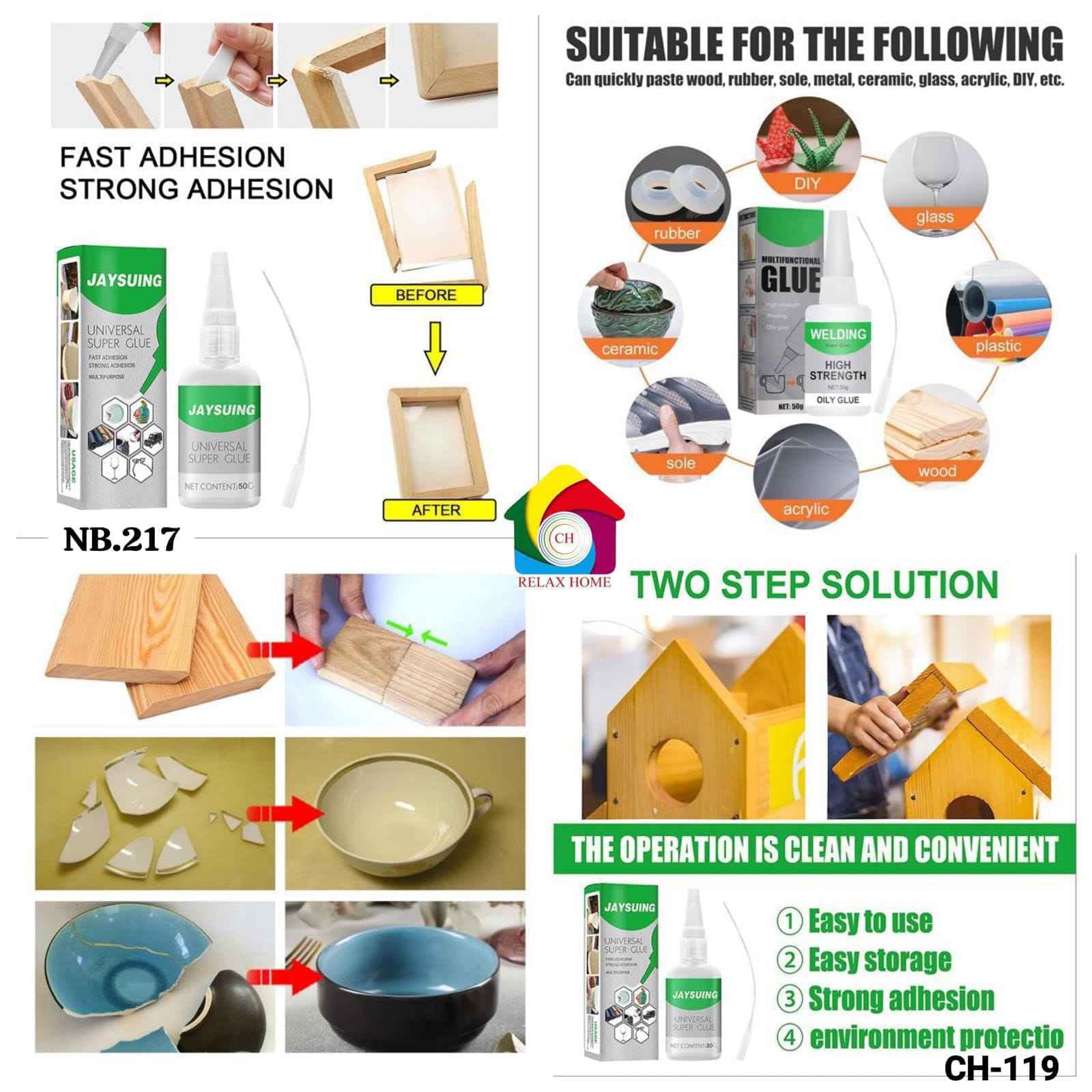 Universal Super Glue