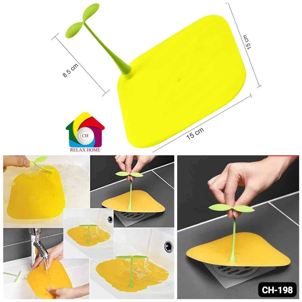 Silicone Washbasin Hair Catcher