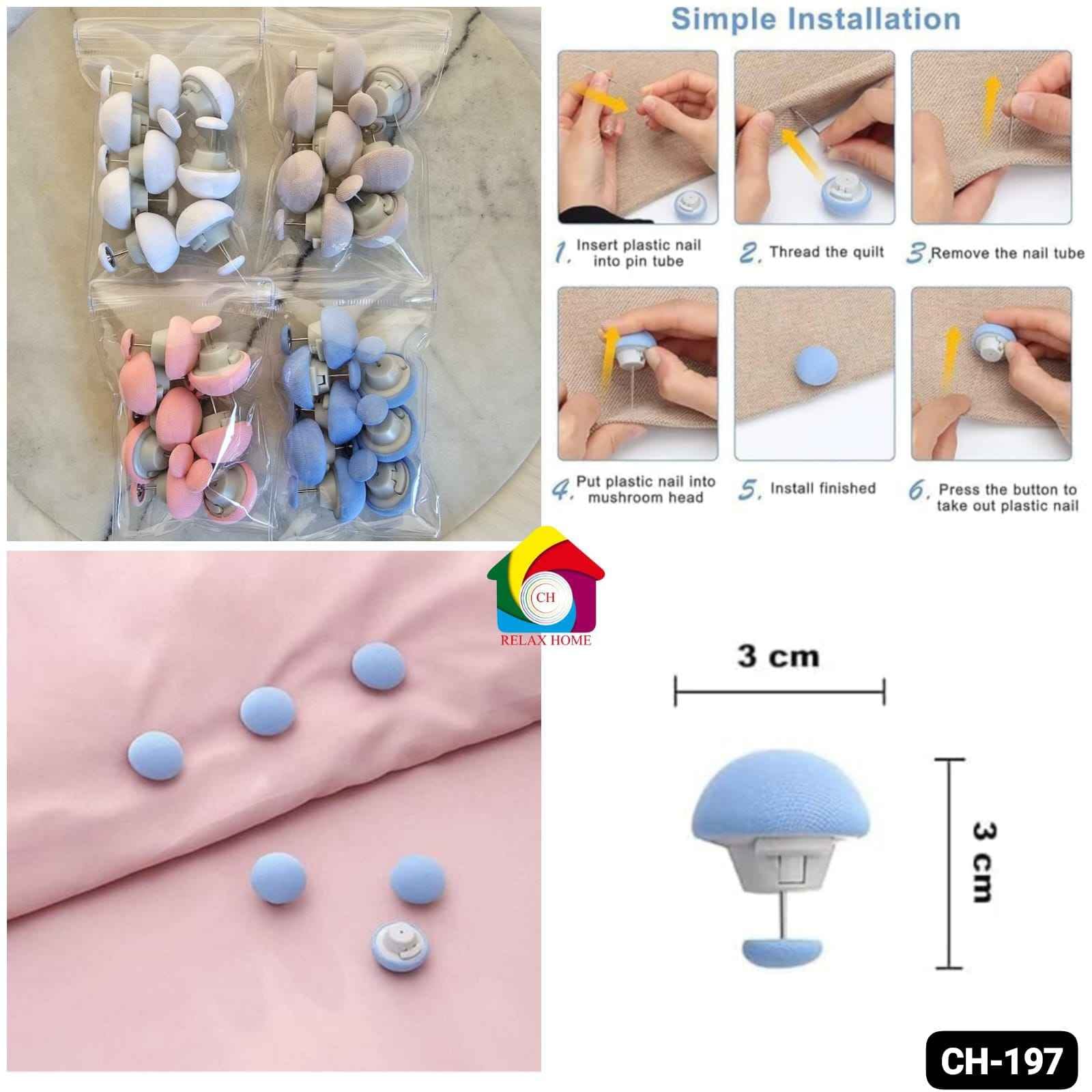 6pcs duvet clips