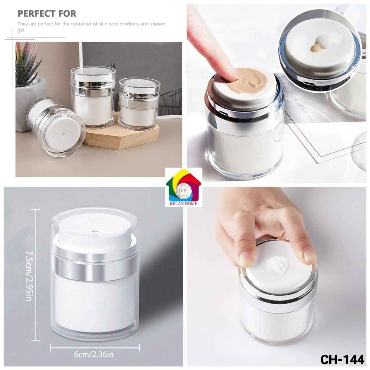 30ml Acrylic Lotion Bottle push