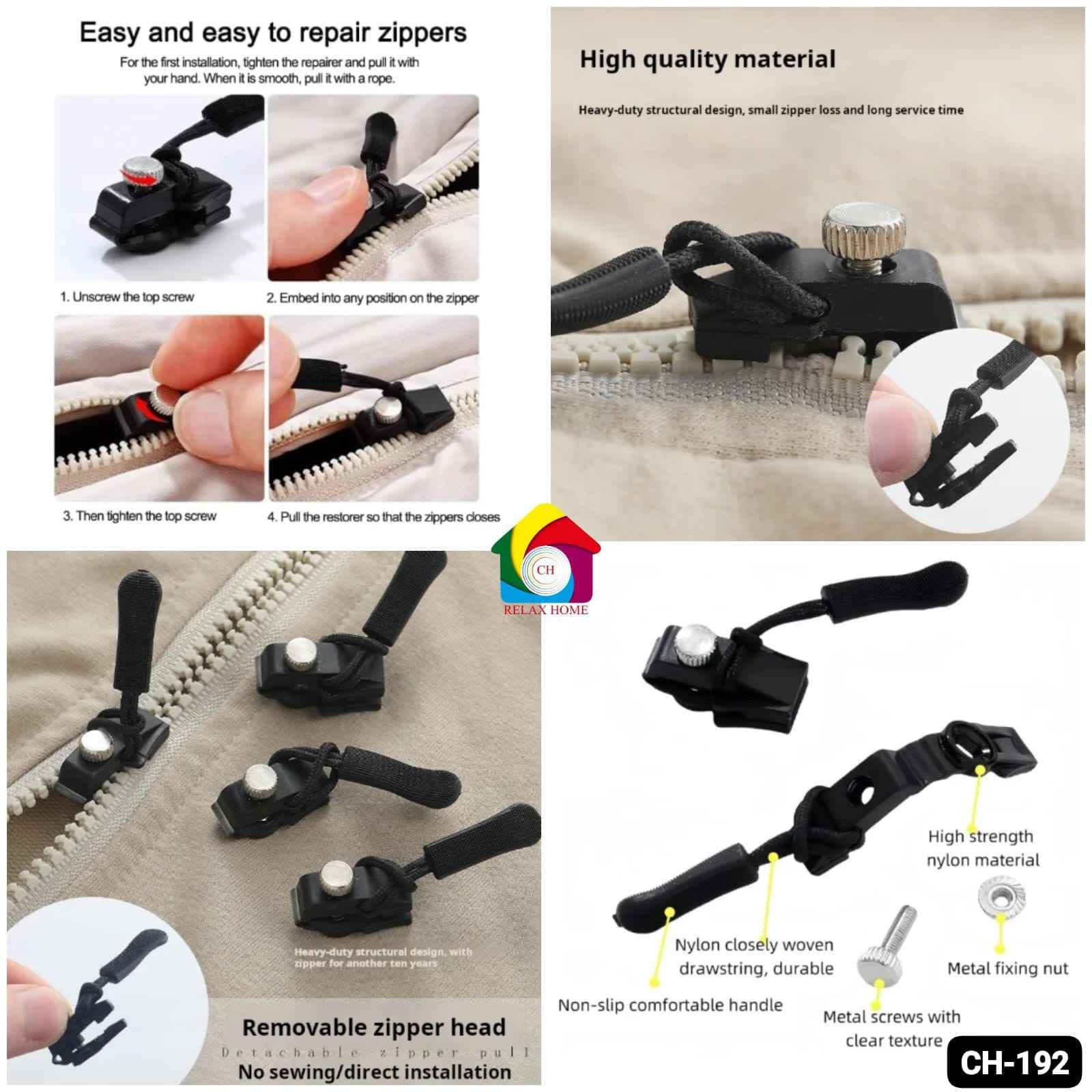 Universal Zipper Repair Kit