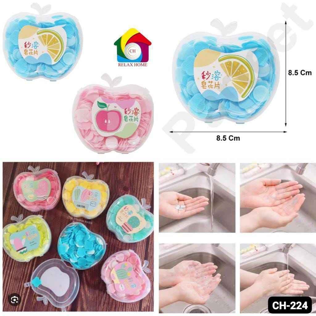 Apple Shape Soap Paper Bottle