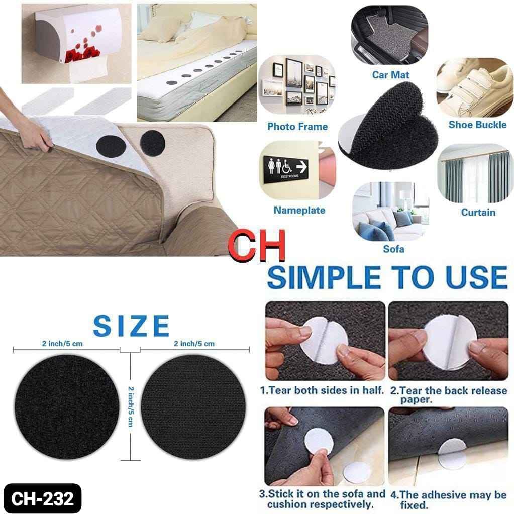 10pcs Velcro Double Sided Hook