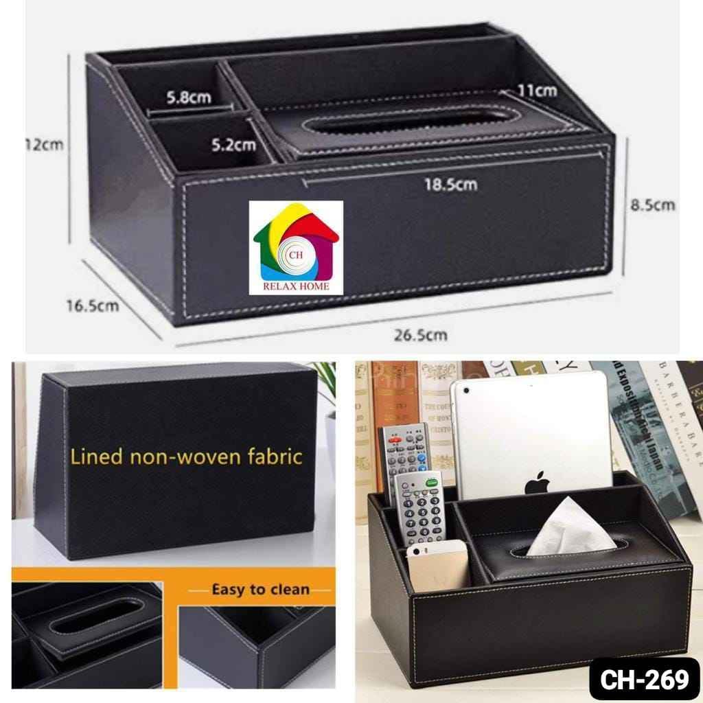 PU Leather Tissue Box