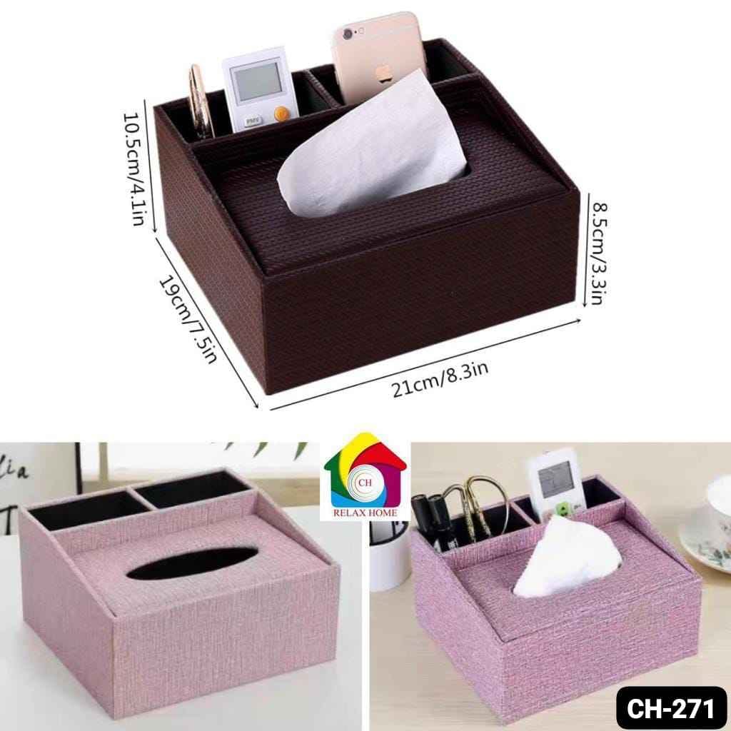2 Storage Tissue Box