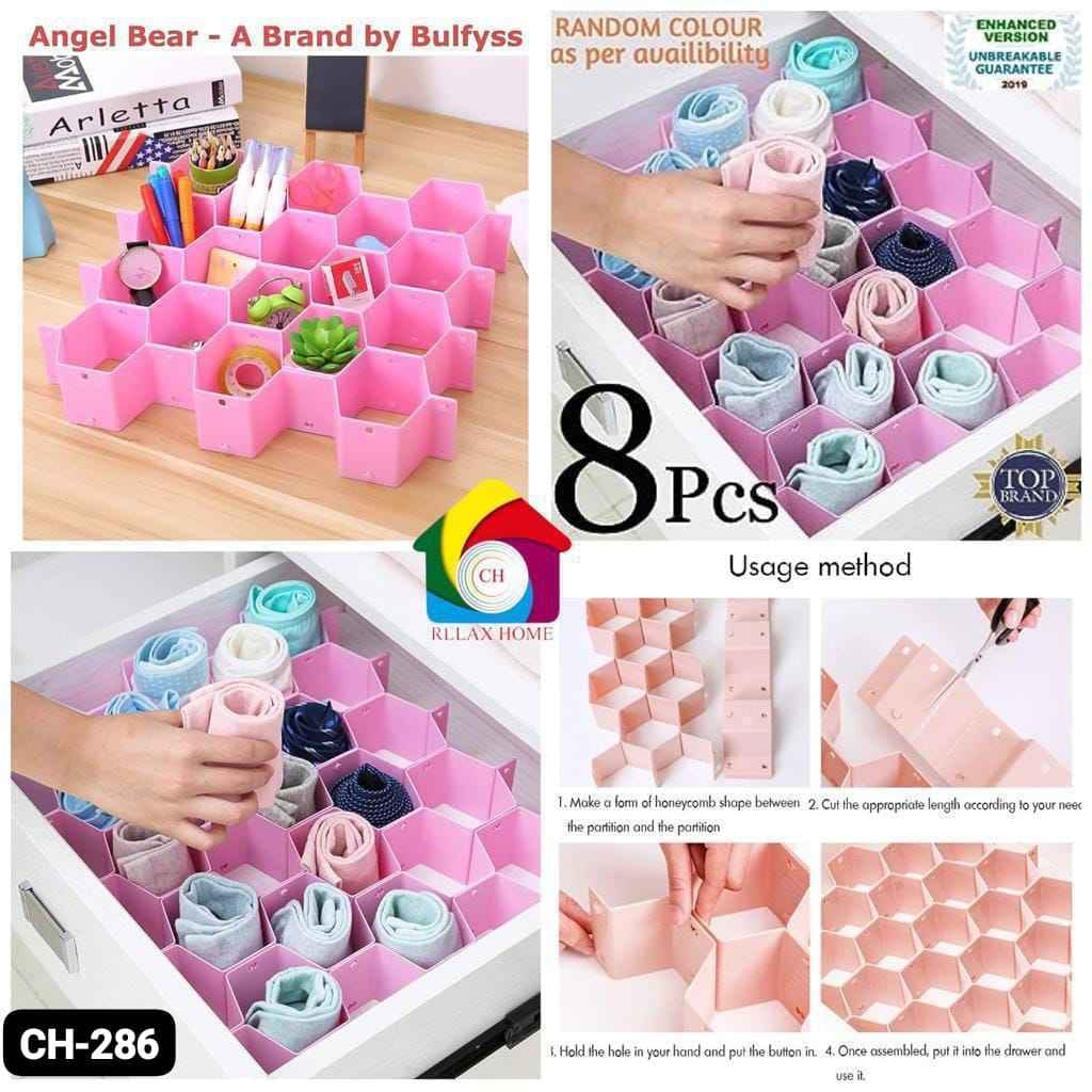 8pcs Drawer Divider
