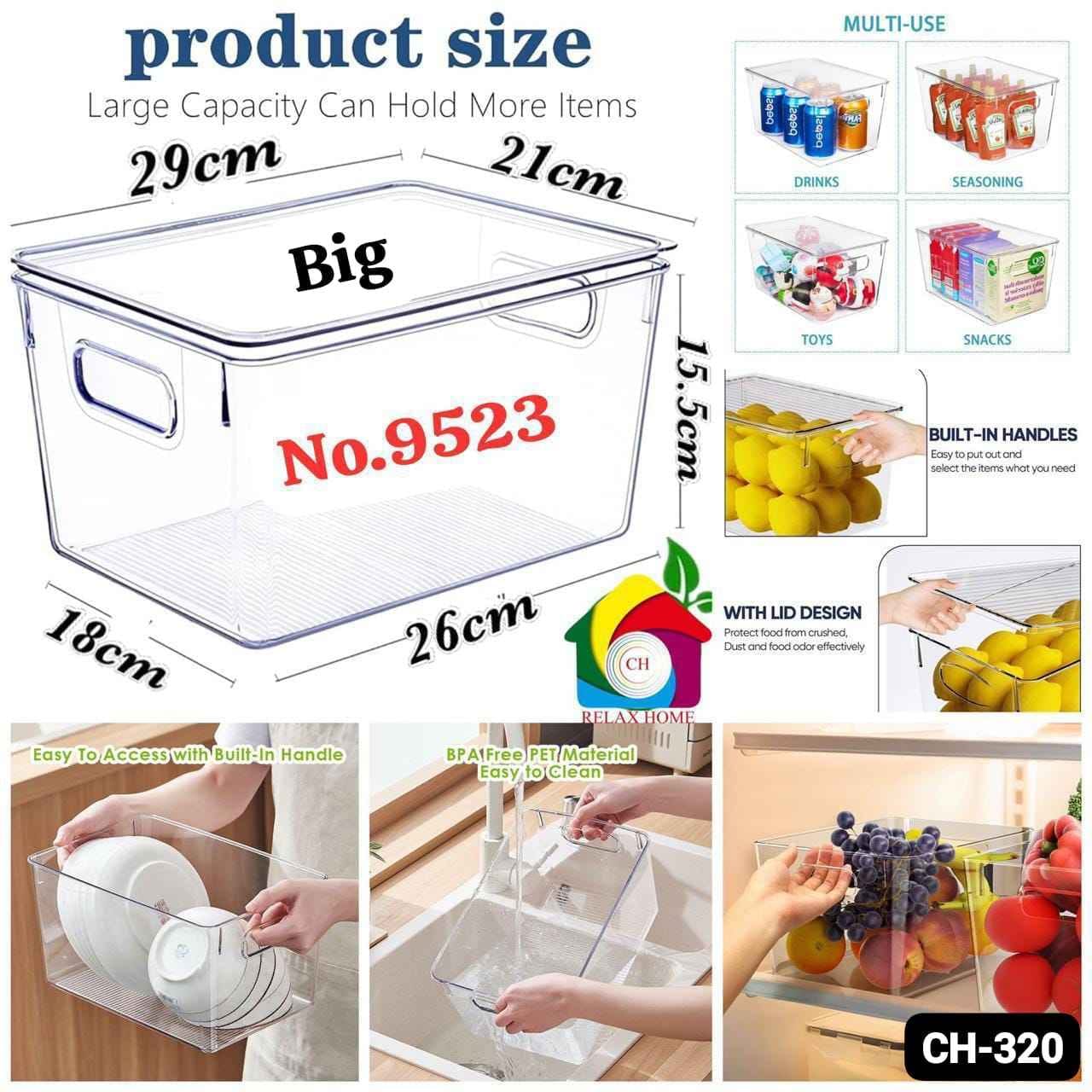 Acrylic Storage Box Big