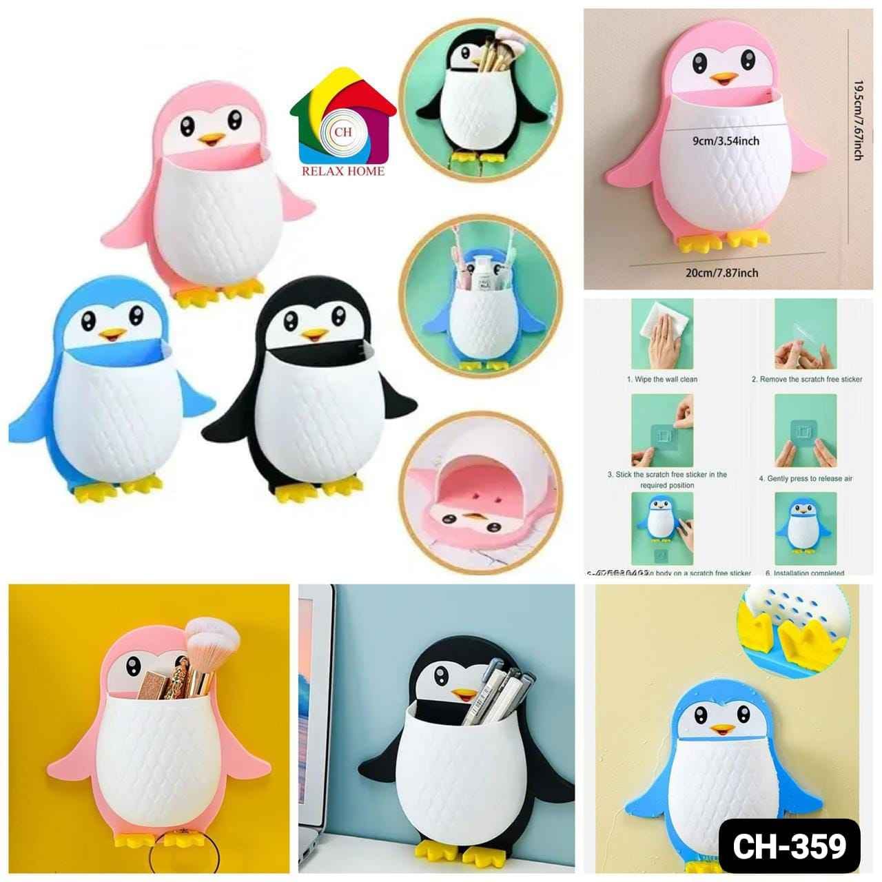Penguin Toothbrush Holder