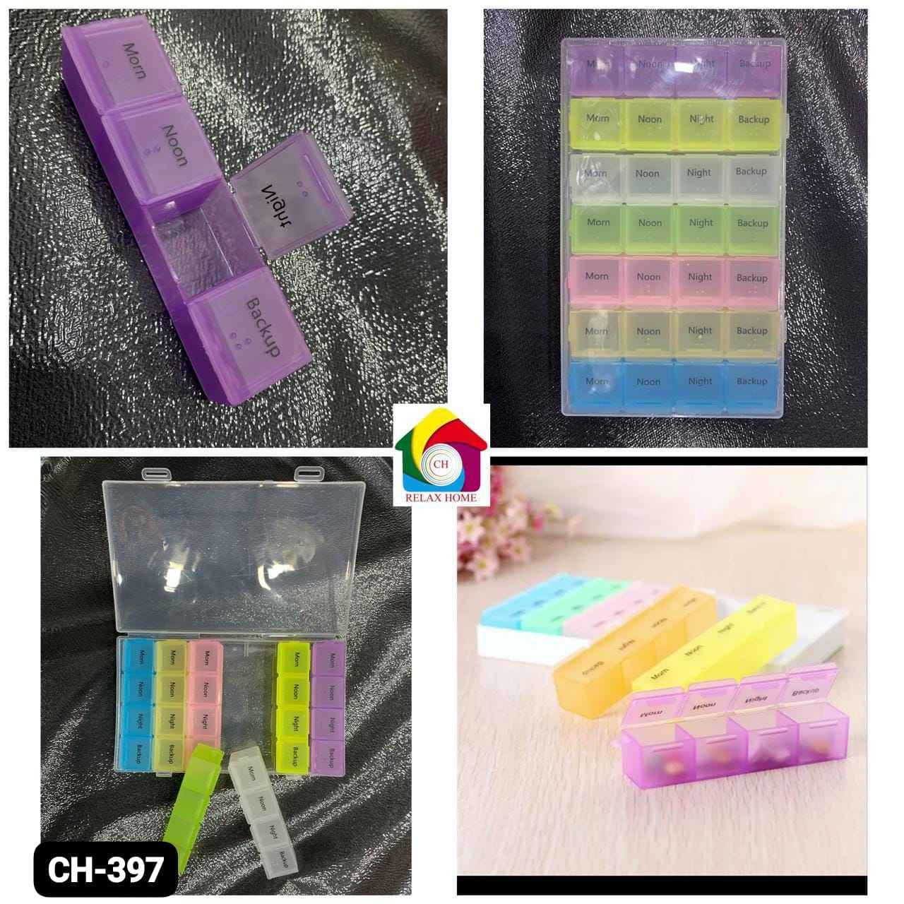 28 Compartments Pill Box