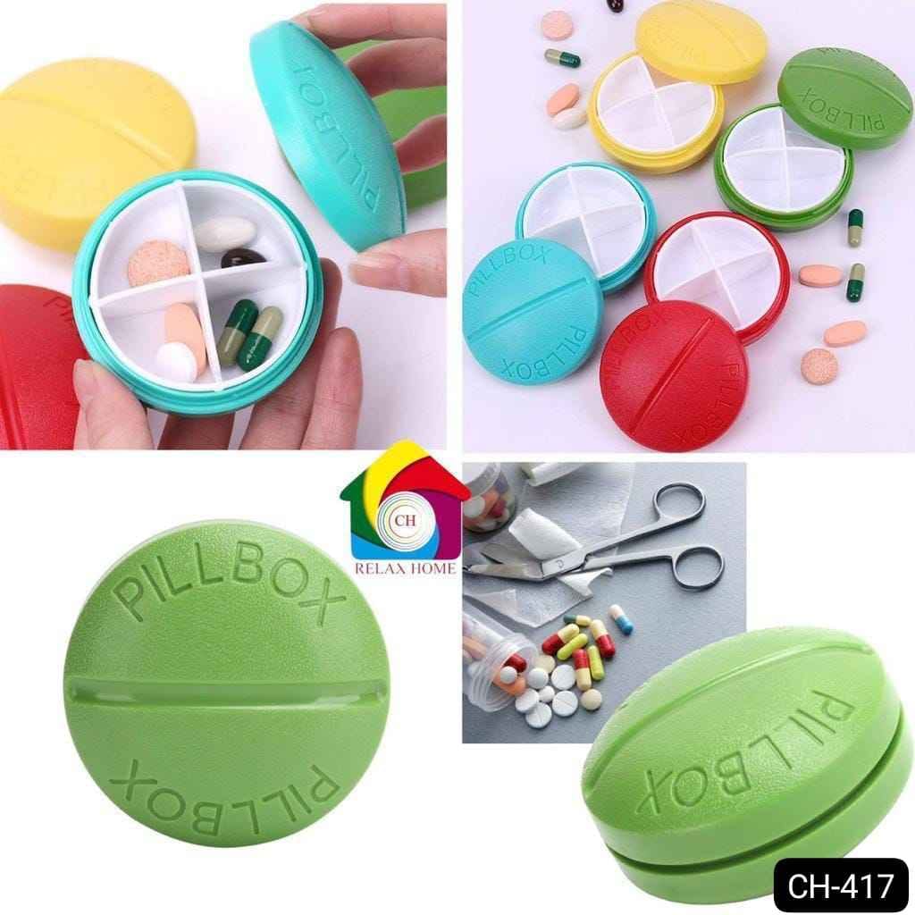Mini Round Pill Box