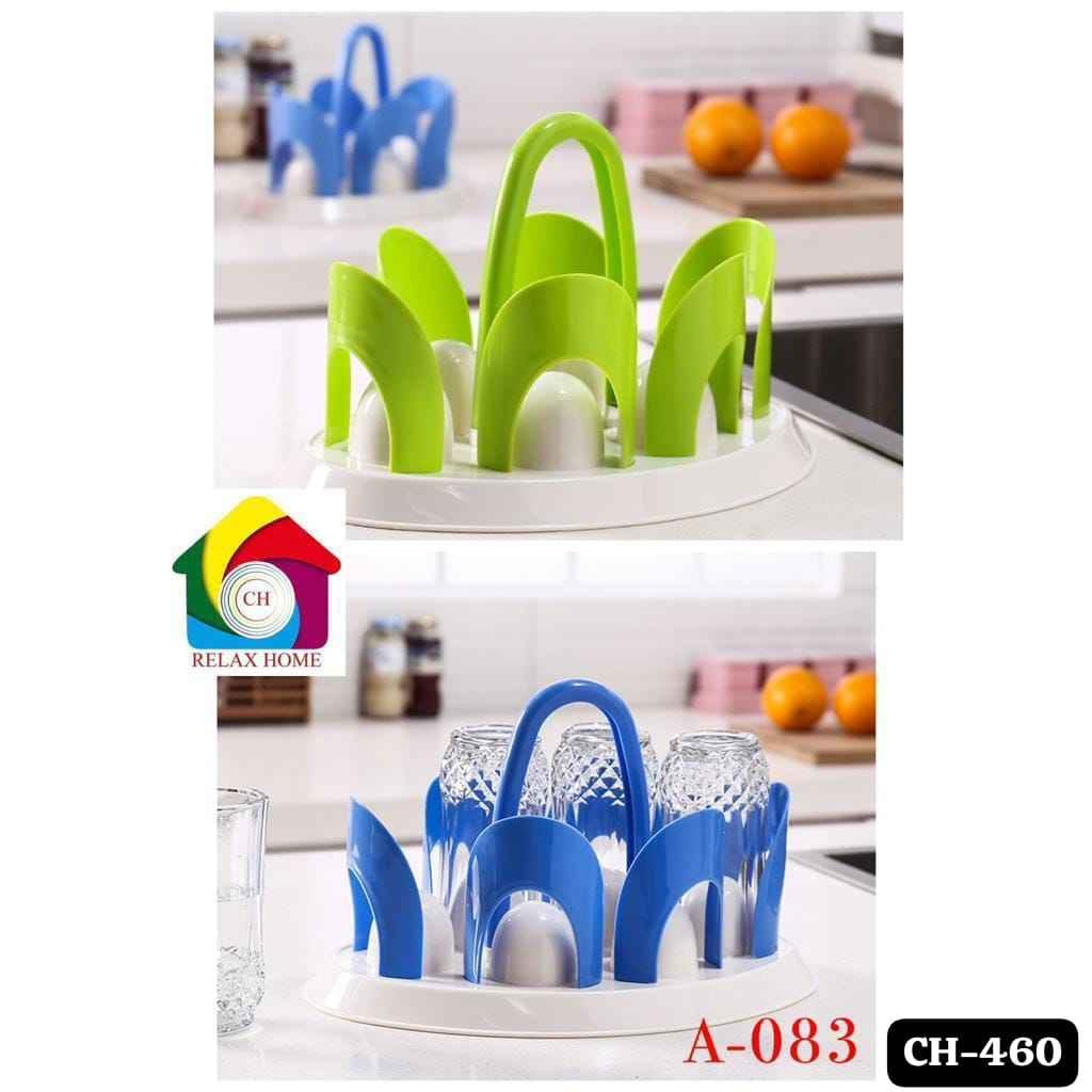 6part Plastic Glass Stand Holder