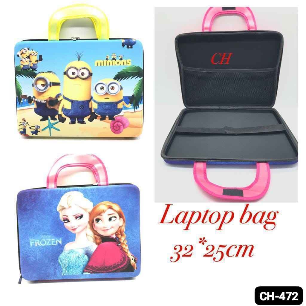cartoon Printed Laptop Bag
