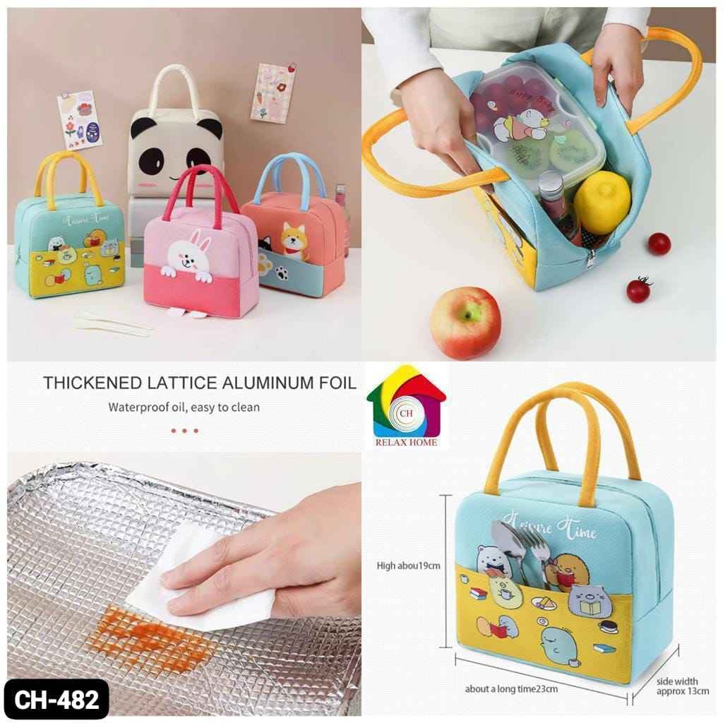 Cartoon Animal Lunch Bag