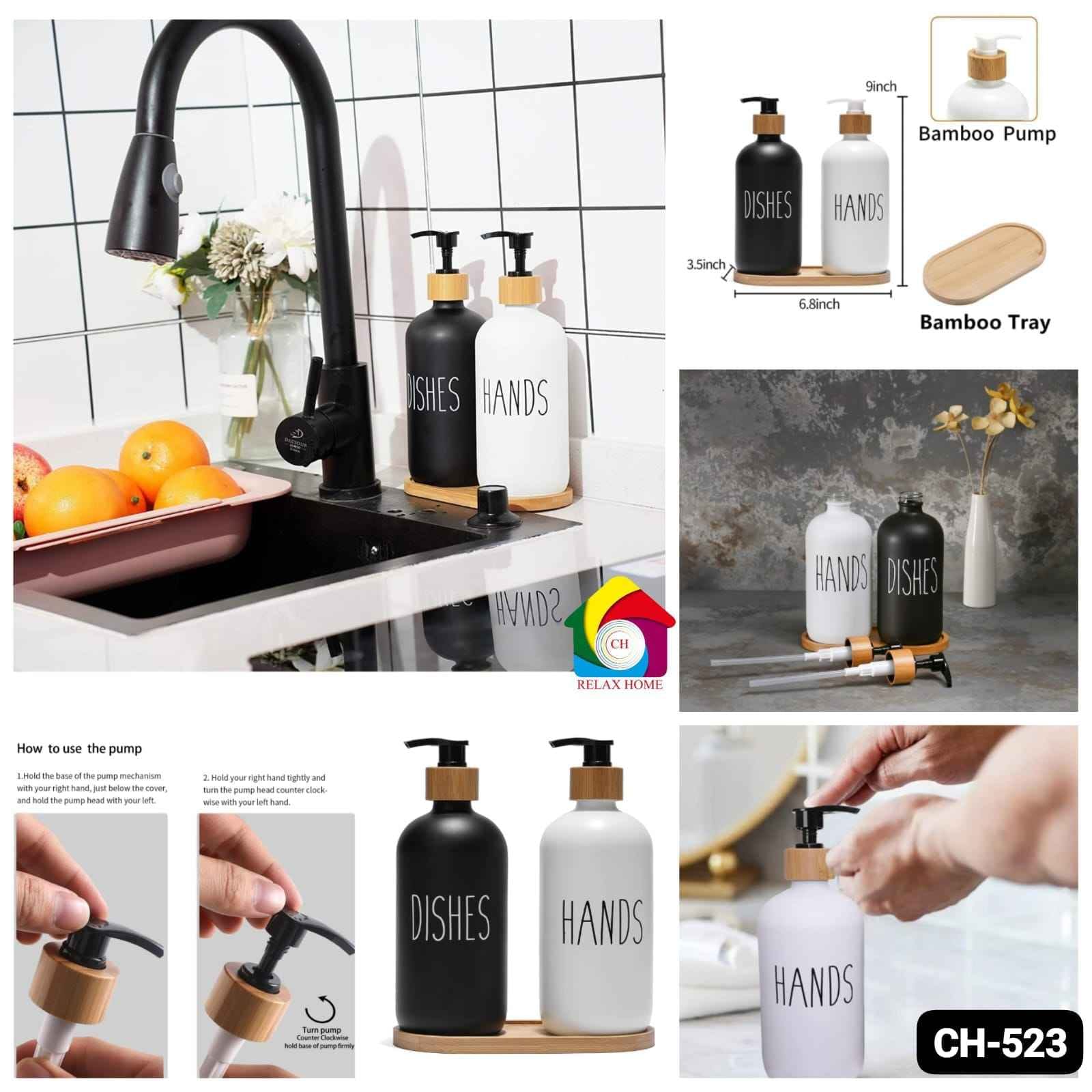 3pcs Soap Dispenser