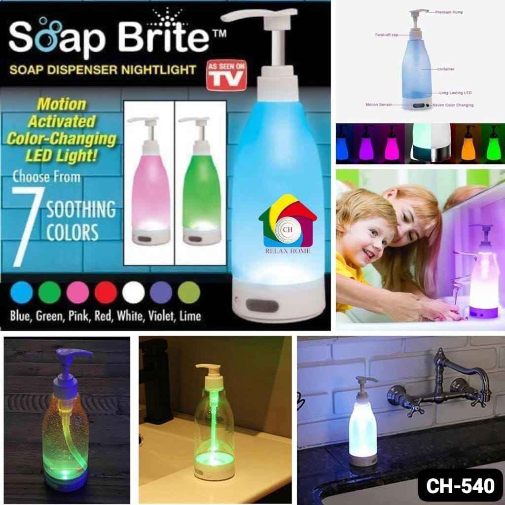 350ml LED Light Soap Dispenser