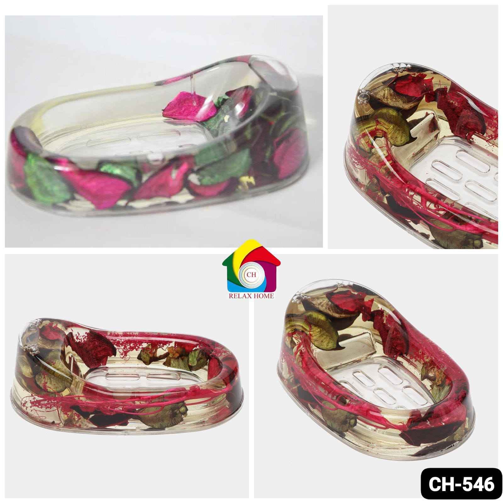 Floral Acrylic Soap case