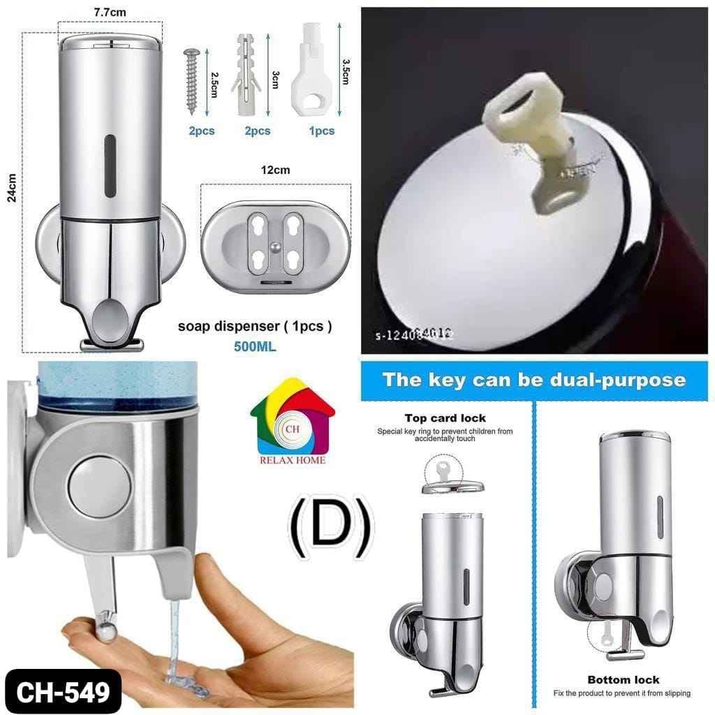 Bathroom Wall Mount Soap Dispenser