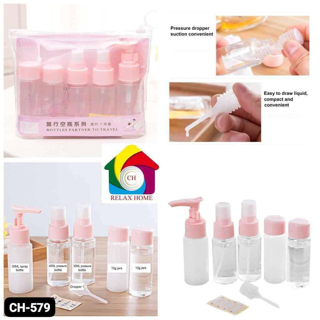 6Pcs Set Travel Bottle Set