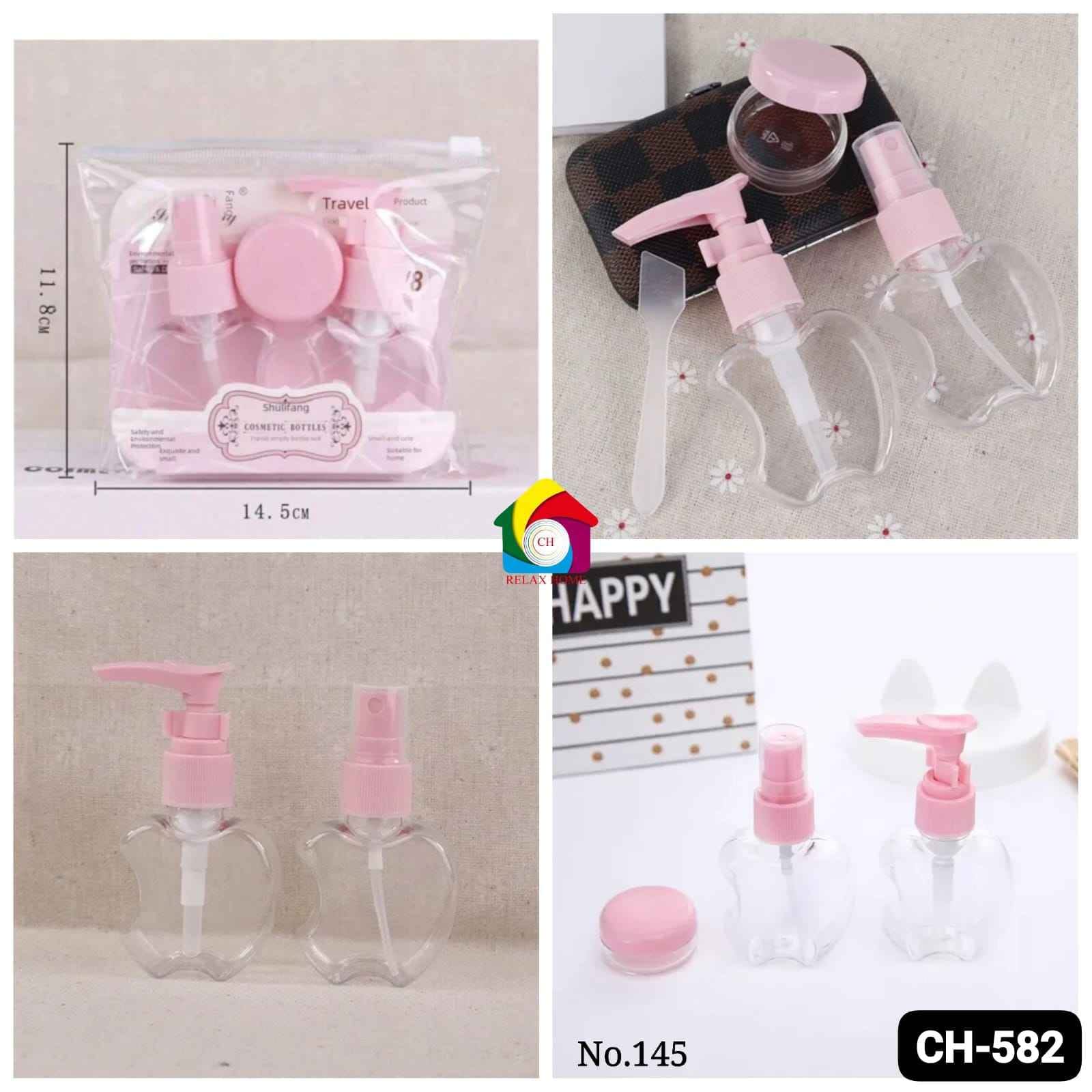 4pcs Apple Shape Bottle Set