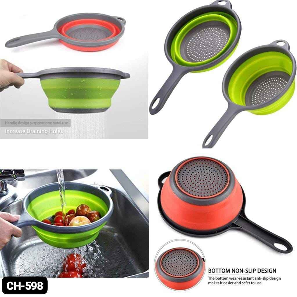 Silicone Round Vegitable Wash Basket