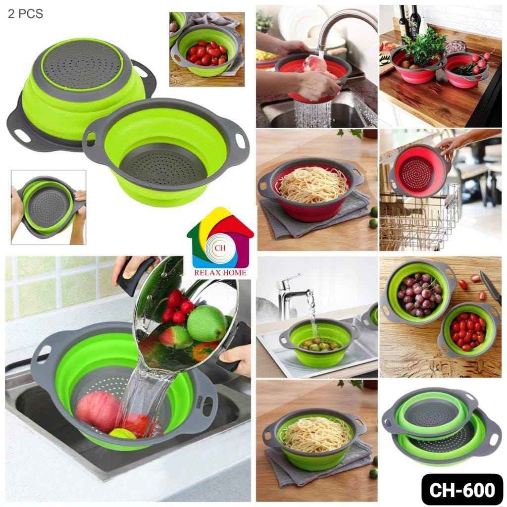 Silicone Round Vegitable Wash Basket