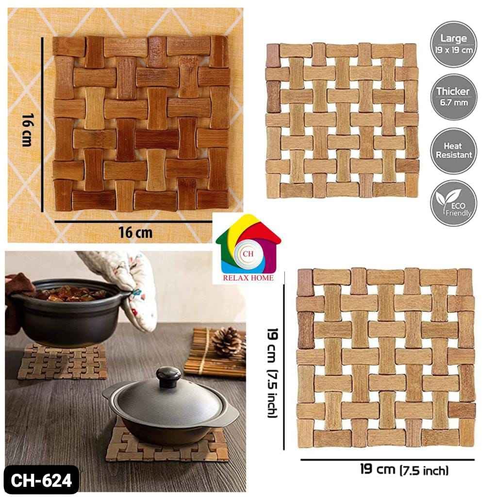 3pcs Wooden Coaster