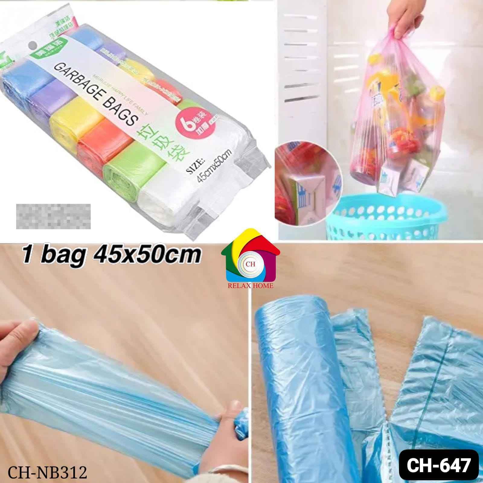 6-Rolls Garbage Bags