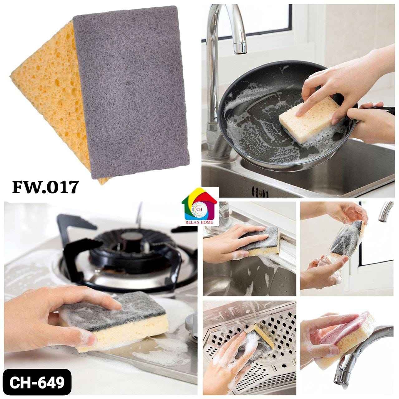 2pc Scrub Sponge
