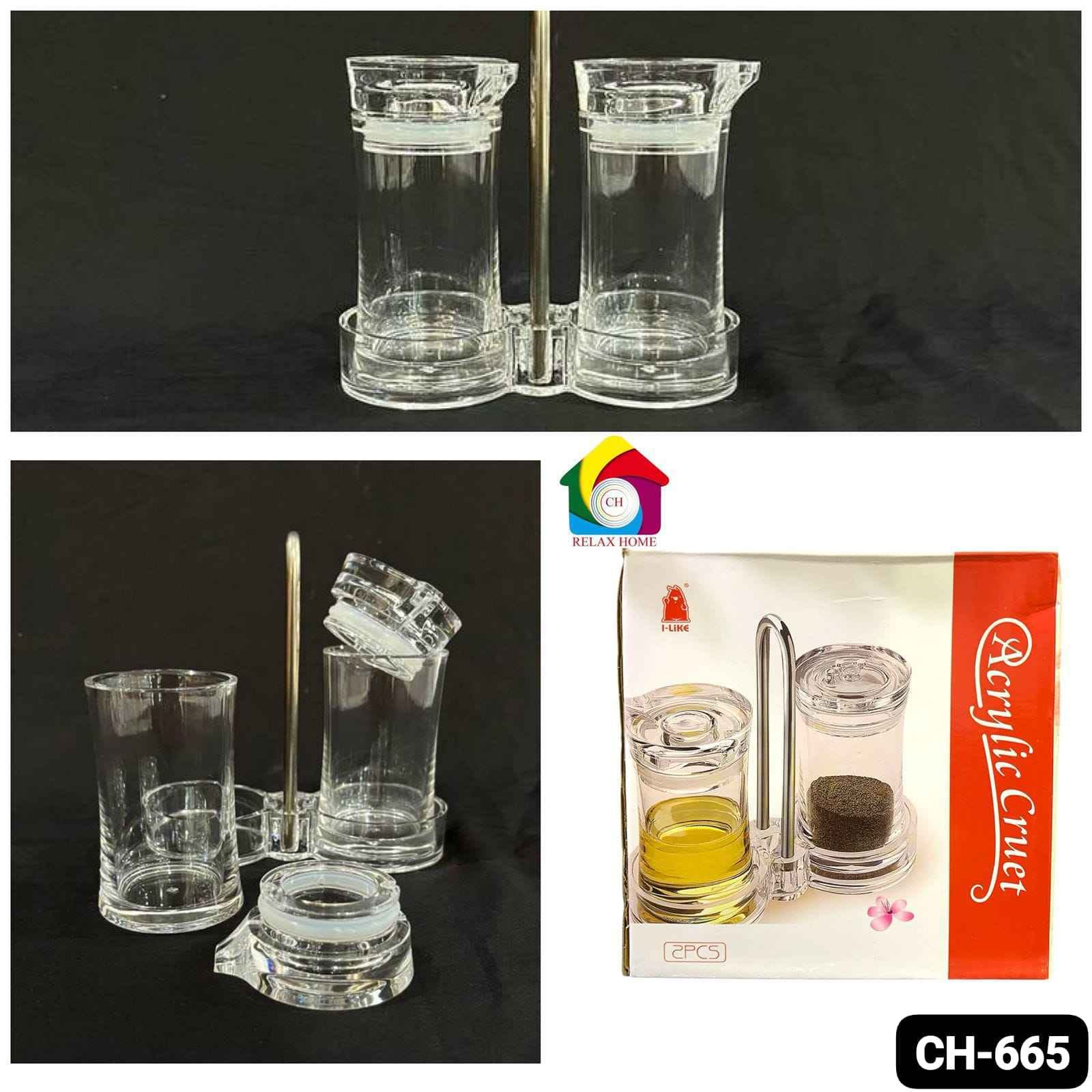 2pcs Acrylic Spice Bottles