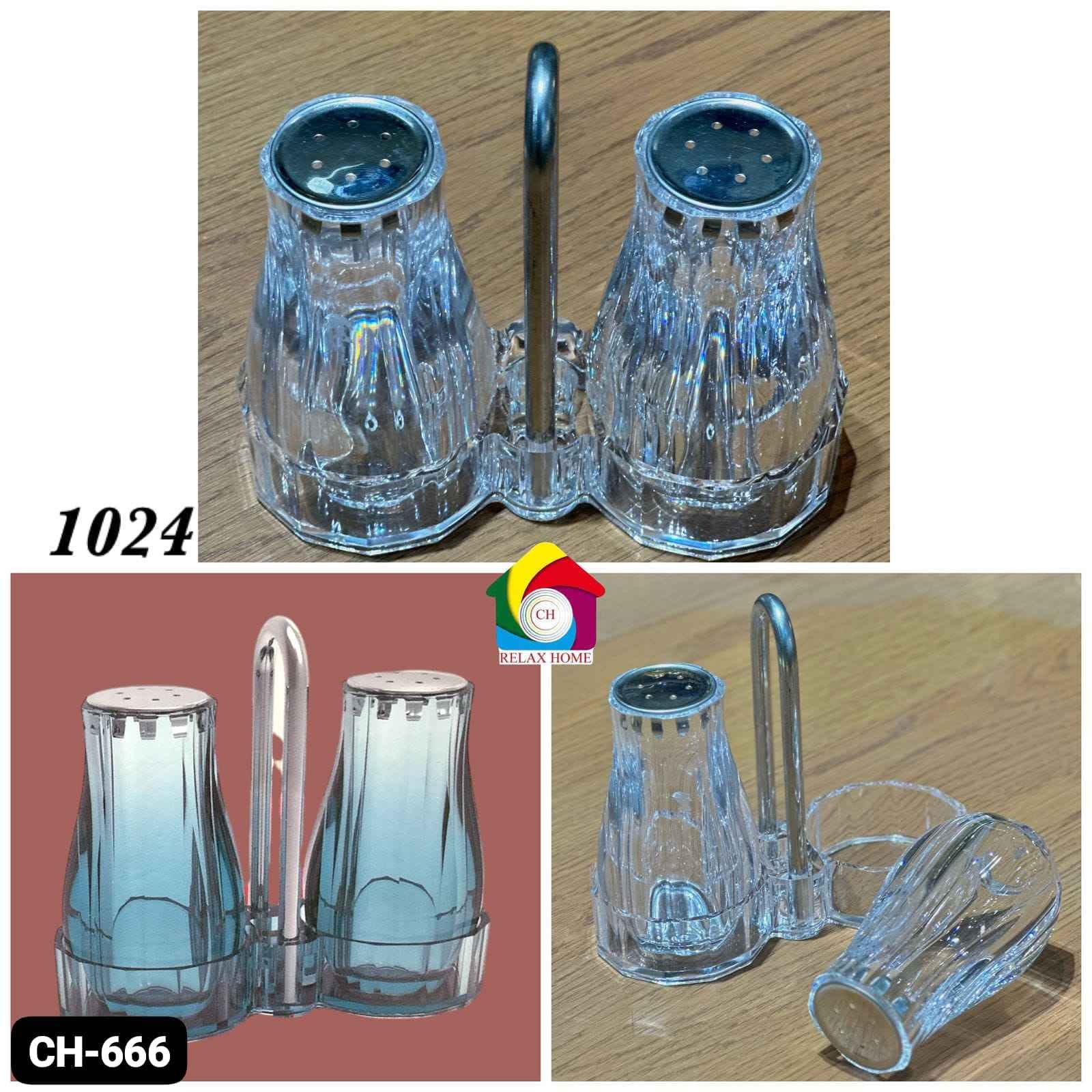 2pcs Acrylic Spice Bottles