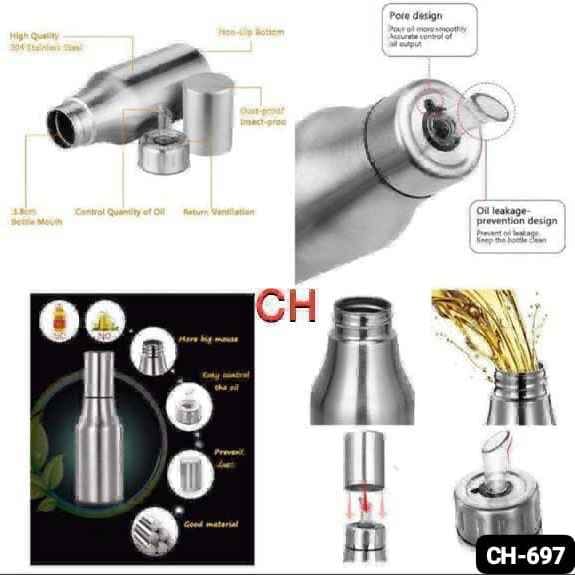 1000ml Stainless Steel Oil Pot